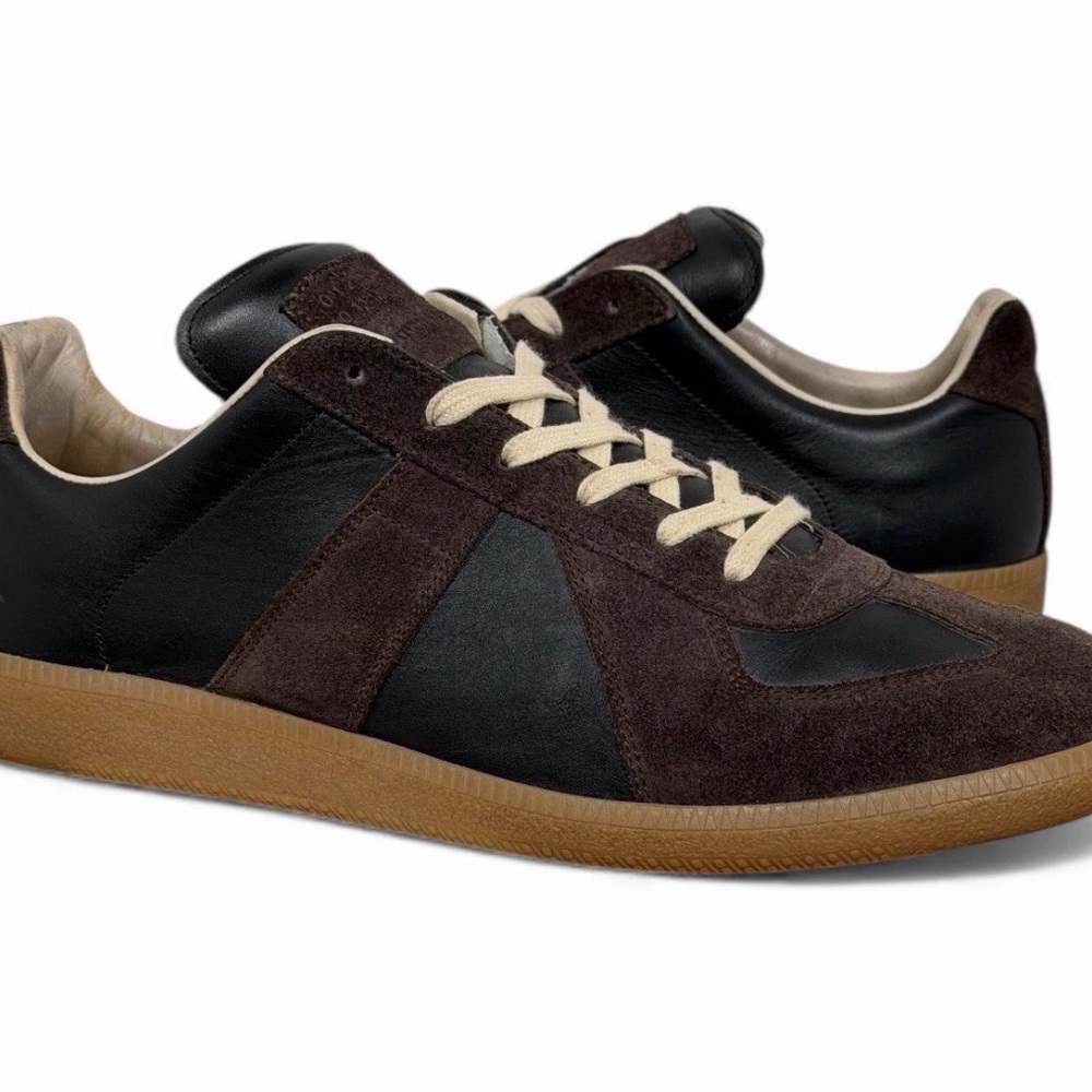 Maison Martin Margiela Black and Brown Sneakers